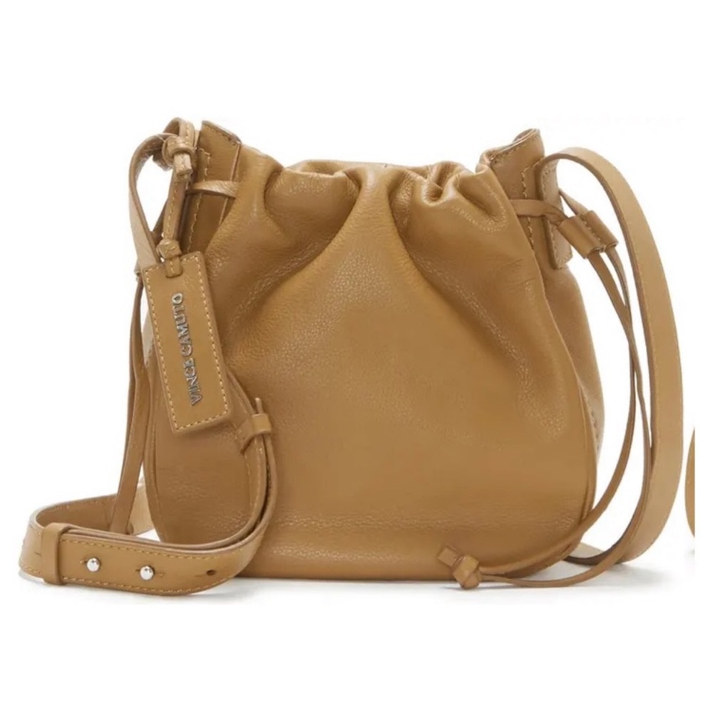 Vince Camuto Fabia Leather Bucket Bag